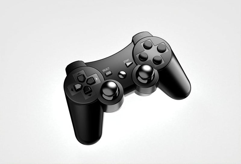 MOVONE wireless Controller for ps3 Rechargeable Game Wireless Controller 2 Pack with 2 Charging Cables, Compatible with Playstation3 (Black+White) - Image 3